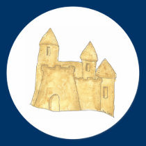 Sand Castle Sticker stickers