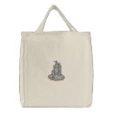 Sand Castle Tote embroidered bags by silly_strings Sand Castle Tote embroidered bags