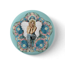 Sand Dollar Angel Button