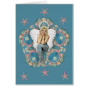 Sand Dollar Angel Card by Jaenne Sand Dollar Angel Card