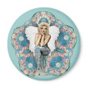 Sand Dollar Angel Magnet by Jaenne Sand Dollar Angel Magnet