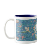 Sand Dollar Angel Mug by Jaenne Sand Dollar Angel Mug