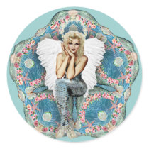 Sand Dollar Angel Sticker