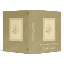 Sand Dollar Beach Binder - 1" (dk Sand) binders
