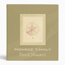 Sand Dollar Beach Binder - 1" (dk Sand)