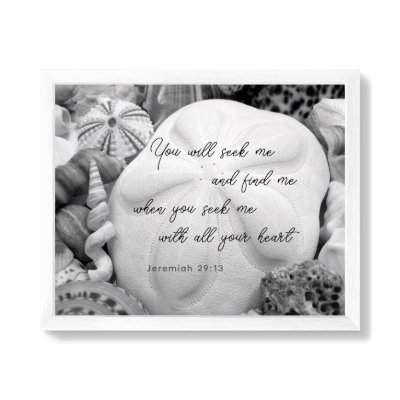 Sand Dollar Christian Poster print