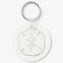 Sand Dollar Keychain