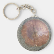 Sand Dollar on Unalaska Island Key Chains