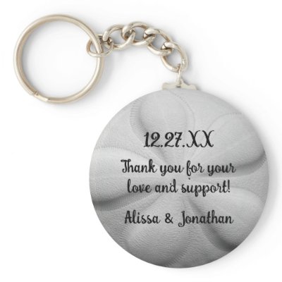 Sand Dollar Personalized Key Ring Wedding Favor keychain