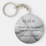 Sand Dollar Personalized Key Ring Wedding Favor Key Chains