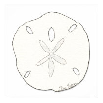 Sand Dollar Posters & Prints by ginyhogan Sand Dollar Posters & Prints