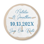 Sand Dollar Save the Date Beach Wedding Magnet