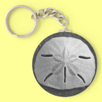 Sand Dollar Sea Shell Ocean Beach Keychain keychains