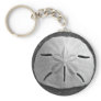 Sand Dollar Sea Shell Ocean Beach Keychain