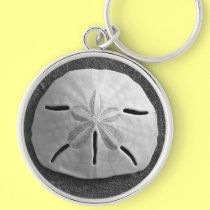 Sand Dollar Sea Shell Ocean Beach Keychain keychains