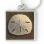 Sand Dollar Seashell Sand Beach Keychain