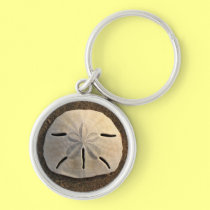 Sand Dollar Seashell Sand Beach Keychain keychains