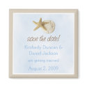 Sand Dollar & Starfish Save the Date magnets