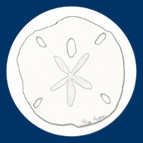 Sand Dollar Sticker by ginyhogan Sand Dollar Sticker