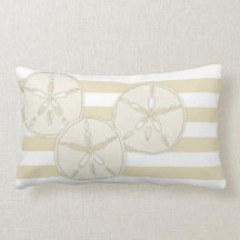 Sand dollar throw pillow