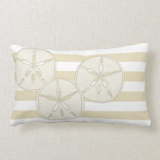 Sand dollar throw pillow Zazzle
