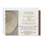 Sand Dollar Wedding Invitation