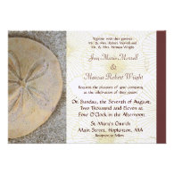 Sand Dollar Wedding Invitation