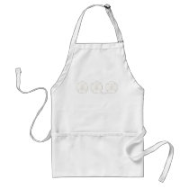 Sand Dollars Apron by ginyhogan Sand Dollars Apron