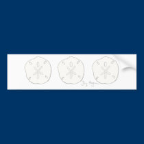 Sand Dollars Bumper Sticker bumper stickers