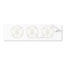 Sand Dollars Bumper Sticker bumper stickers