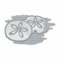 Sand Dollars embroidered shirts by ZazzleEmbroidery Sand Dollars embroidered shirts