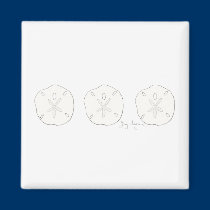 Sand Dollars Magnet magnets