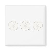 Sand Dollars Magnet