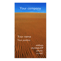 "Sand dune" business card business cards