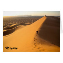 Sand Dunes in Morocco Card