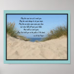 Sand Dunes Irish Prayer Poster posters