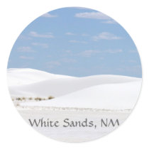 Sand Dunes Round Sticker