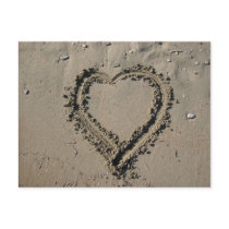Sand Heart postcards