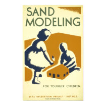 Sand Modeling for Younger Children Poster