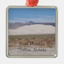 Sand Mountain Fallon, Nevada Christmas Ornaments