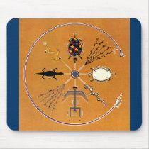 Sand Painting Mouse Pad