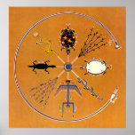 Sand Painting Print