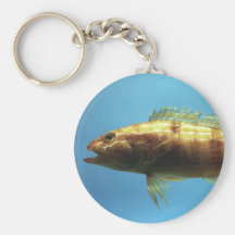 Sand Perch Fish Keychain