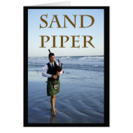 Sand Piper card