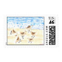 Sand Pipers of Old Orchard Beach, Maine Postage stamp
