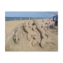 Sand Sculptures postcards
