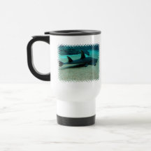 Sand Shark Plastic Travel Mug