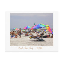 Sand, Sun, Surf,  -  SHADE postcards