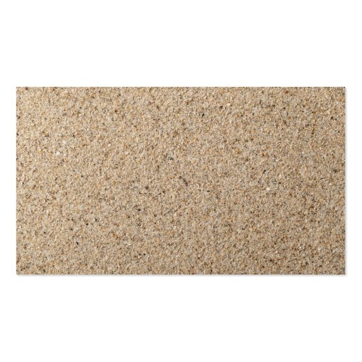 Sand Texture For Background Business Card (back side)