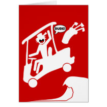Sand trap DUDE-2 Greeting Card